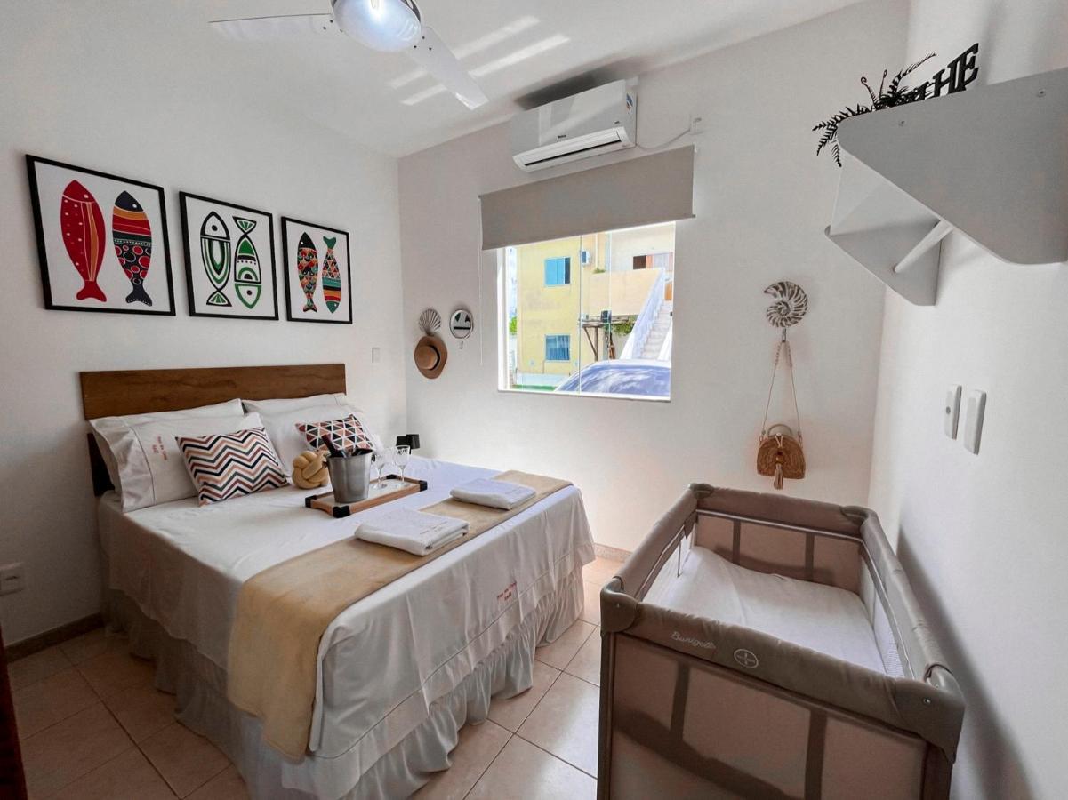 Apartmán Promocao No Pedacinho Do Paraiso - Cond Praia Dos Corais - 200M Praias C Vermelha E Muta, Prox Cabana Dos Corais - Apto Terreo, 2 Quartos Com Ar-Condicionado, Area Gourmet Com Churrasqueira, Cozinha Completa, Wi-Fi 200 Mbps Porto Seguro Exteriér fotografie
